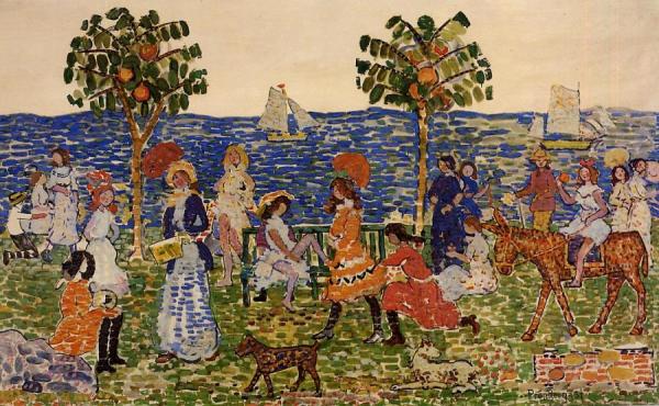 Promenade by Maurice Brazil Prendergast