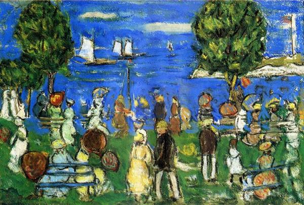 Promenade Salem by Maurice Brazil Prendergast