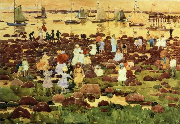 Revere Beach by Maurice Brazil Prendergast
