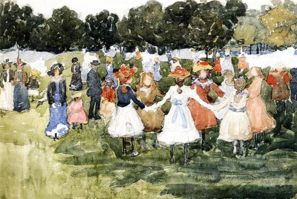 Ring Around The Rosy by Maurice Brazil Prendergast