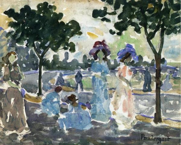 Road To The Shore by Maurice Brazil Prendergast