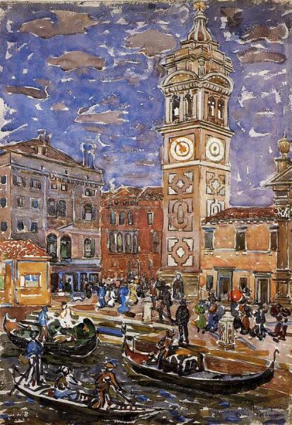 Santa Maria Formosa, Venice by Maurice Brazil Prendergast