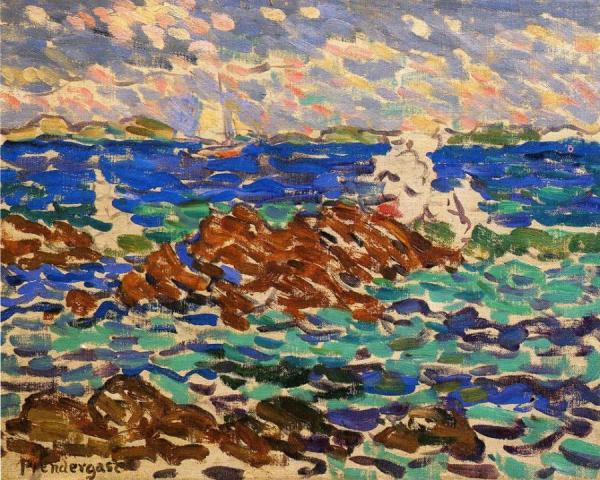 Seascape by Maurice Brazil Prendergast
