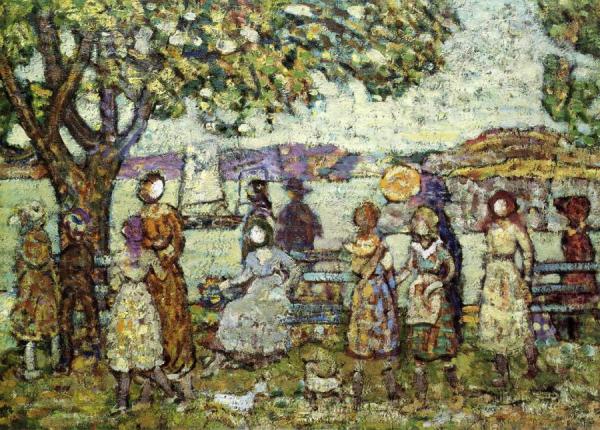 Seashore by Maurice Brazil Prendergast