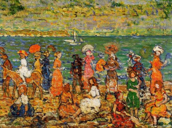 Seashore by Maurice Brazil Prendergast