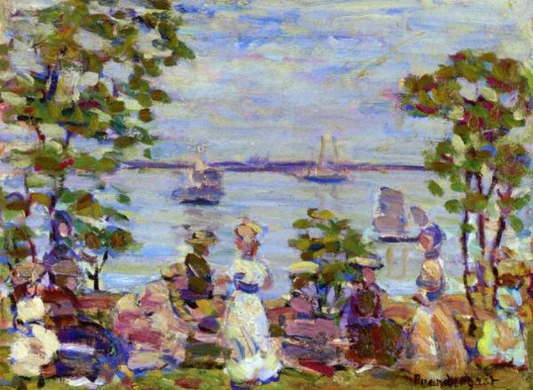 Seaside Picnic by Maurice Brazil Prendergast