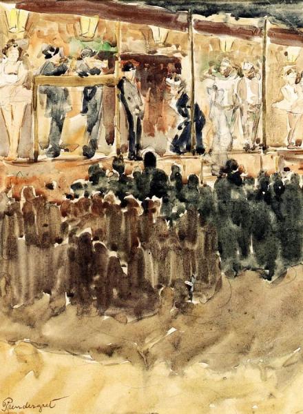 Side Show by Maurice Brazil Prendergast