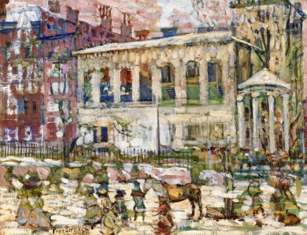 Snowy Day, Boston by Maurice Brazil Prendergast