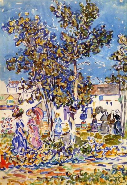 Spring Promenade by Maurice Brazil Prendergast