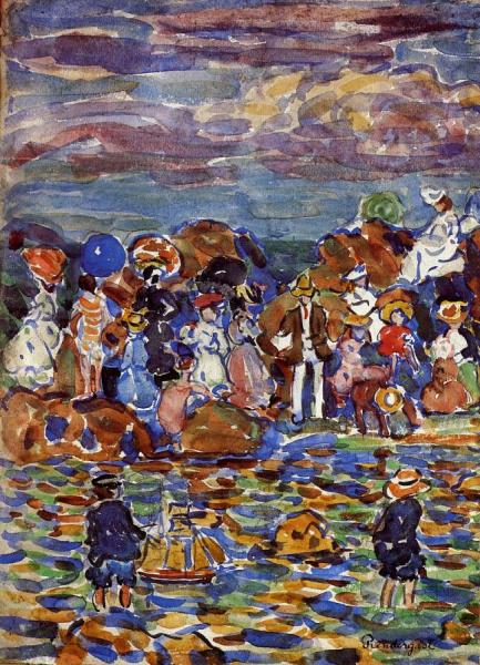 St. Malo by Maurice Brazil Prendergast