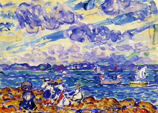St. Malo by Maurice Brazil Prendergast