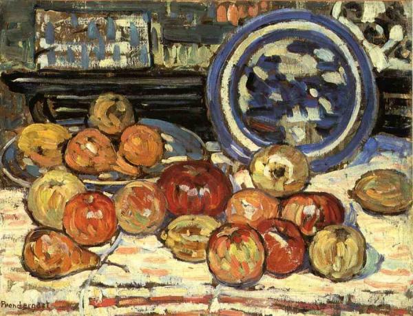 Still Life With Apples by Maurice Brazil Prendergast