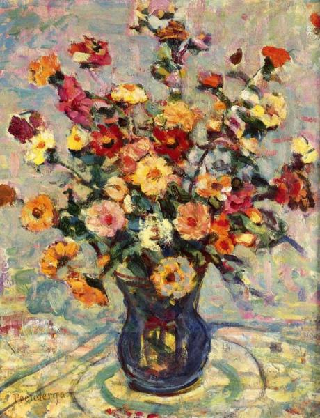 Still Life With Flowers by Maurice Brazil Prendergast