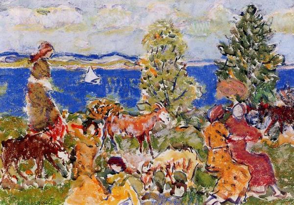 Summer Afternoon by Maurice Brazil Prendergast