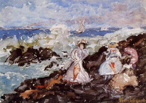 Surf, Cohasset by Maurice Brazil Prendergast