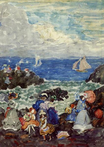 Surf, Nantasket by Maurice Brazil Prendergast