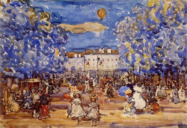 The Balloon by Maurice Brazil Prendergast
