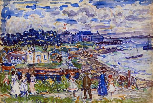 The Cove by Maurice Brazil Prendergast