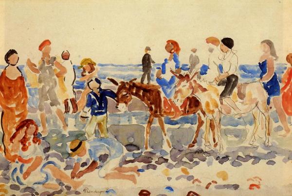 The Donkey Driver by Maurice Brazil Prendergast