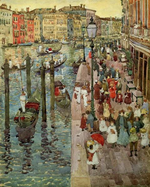 The Grand Canal, Venice by Maurice Brazil Prendergast