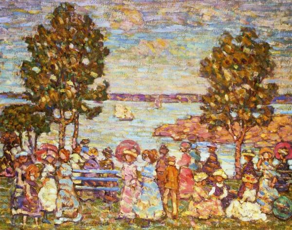 The Holiday by Maurice Brazil Prendergast