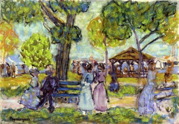 The Pavilion by Maurice Brazil Prendergast