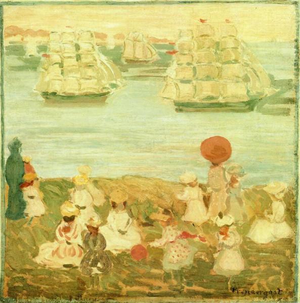 The Pretty Ships by Maurice Brazil Prendergast