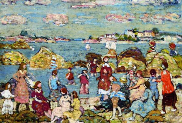 The Seashore by Maurice Brazil Prendergast