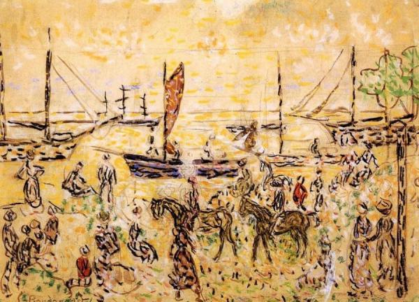 The Shore by Maurice Brazil Prendergast