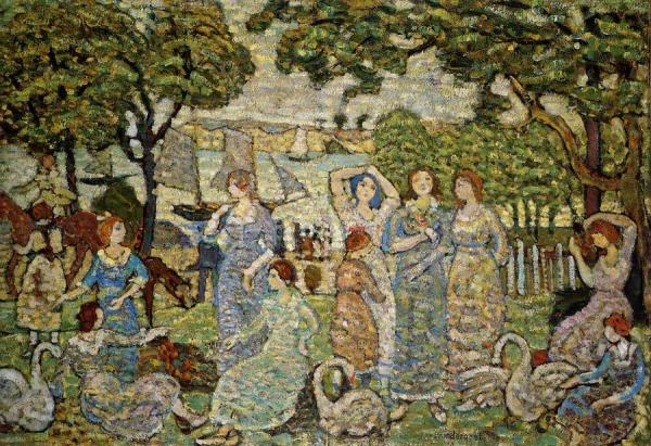 The Swans by Maurice Brazil Prendergast