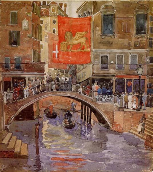 Venice by Maurice Brazil Prendergast