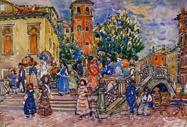 Venice by Maurice Brazil Prendergast