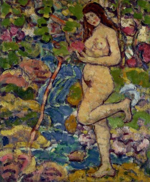 Waterfall by Maurice Brazil Prendergast