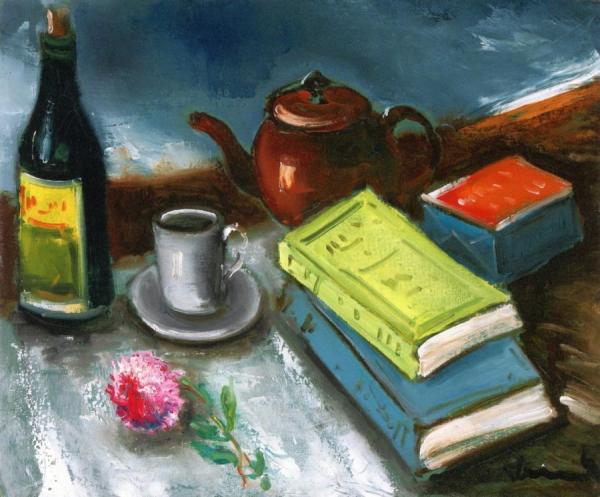 A Cup Of Coffee by Maurice De Vlaminck