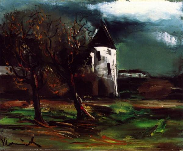 A Tower In Normandy by Maurice De Vlaminck