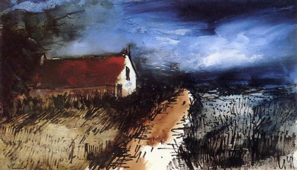 An Abandoned House by Maurice De Vlaminck