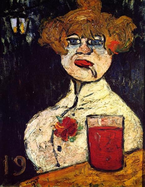 At The Bar by Maurice De Vlaminck