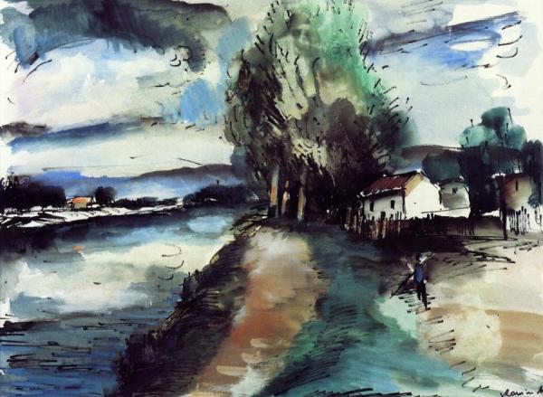 At The River by Maurice De Vlaminck