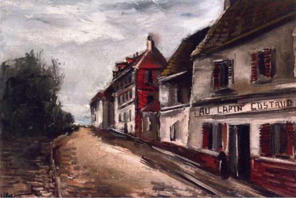 Au Lapin Costaud by Maurice De Vlaminck