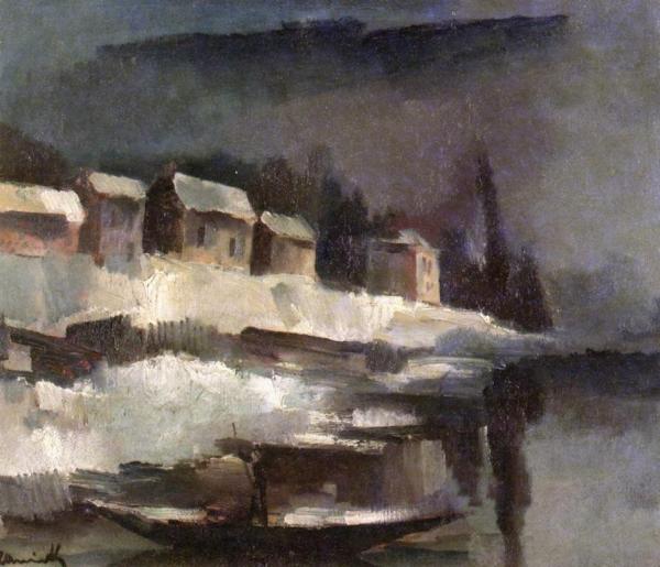 Banks Of The River by Maurice De Vlaminck