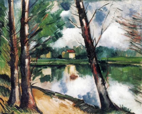 Banks Of The River by Maurice De Vlaminck