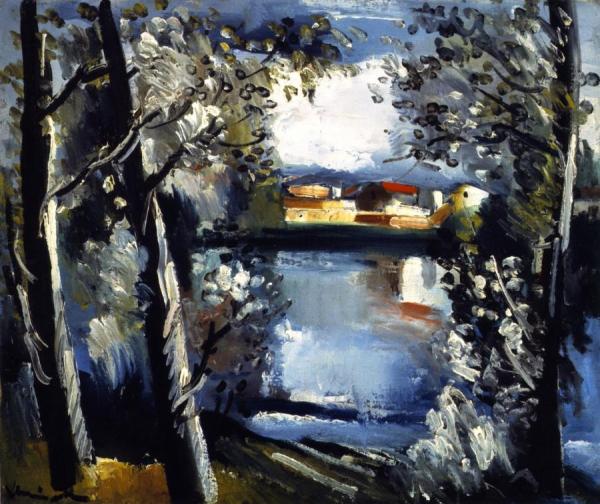 Banks Of The Seine by Maurice De Vlaminck