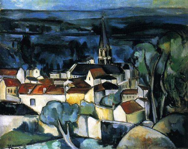 Bougival by Maurice De Vlaminck
