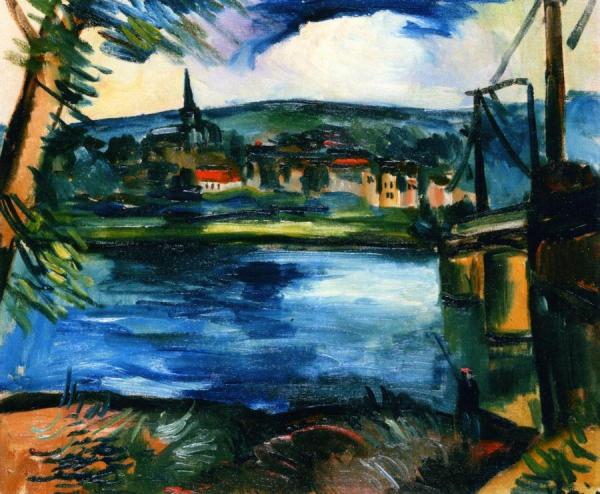 Bougival by Maurice De Vlaminck Oil Painting Reproductions