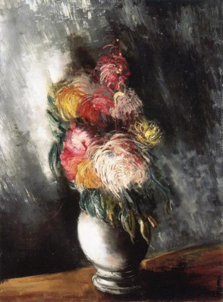 Bouquet Of Dahlias by Maurice De Vlaminck