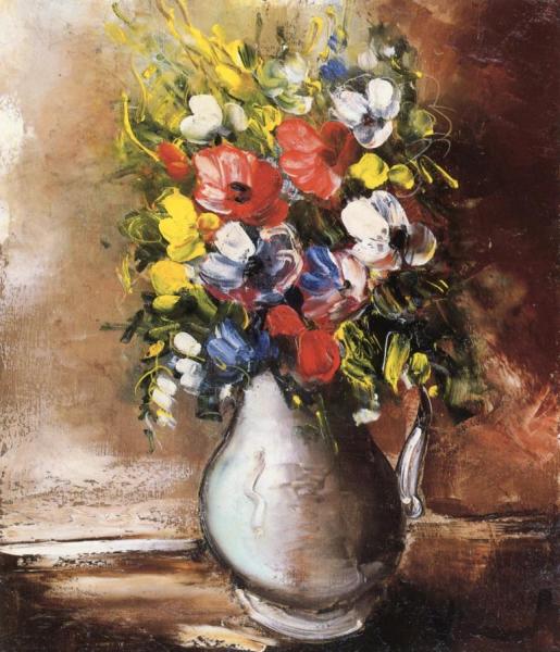 Bouquet Of Flowers by Maurice De Vlaminck