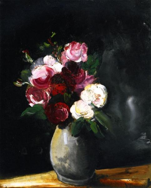 Bouquet Of Roses by Maurice De Vlaminck