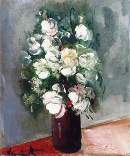 Bouquet Of White Flowers by Maurice De Vlaminck