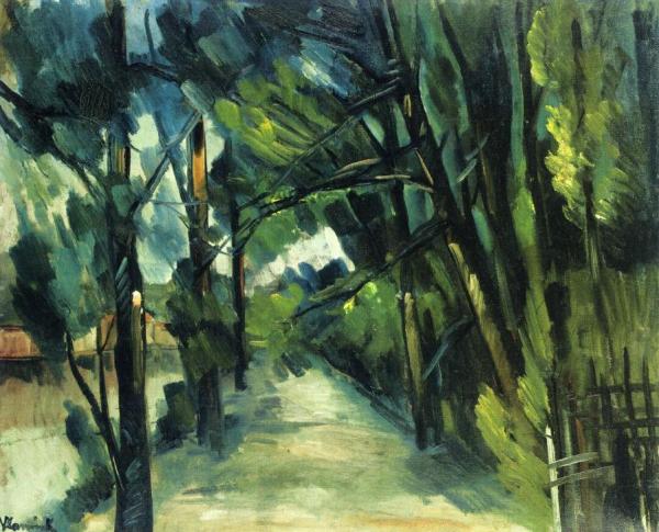 By The Side Of A River by Maurice De Vlaminck