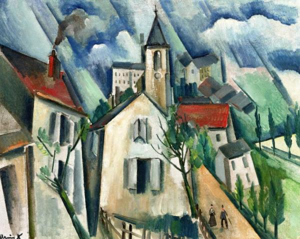 Cezannian Landscape by Maurice De Vlaminck